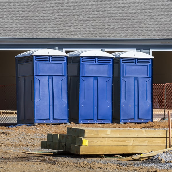 what is the maximum capacity for a single porta potty in Kamiah Idaho